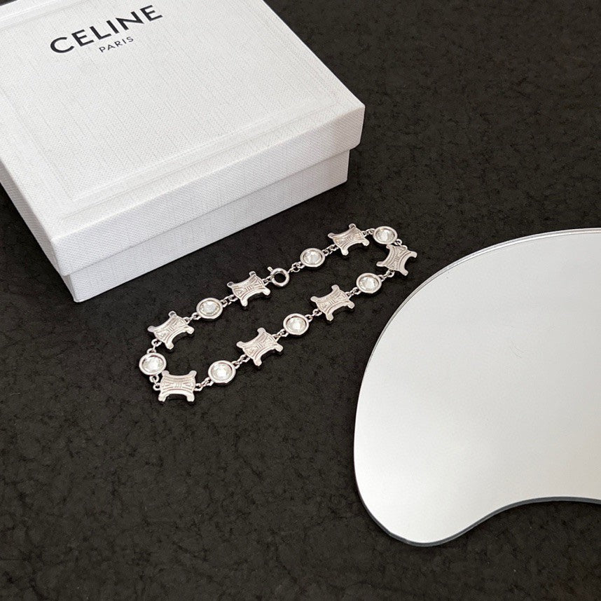 18K Celine Crystals Bracelet