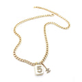 18K  Chanel No.5 Perfume Pendant Chain Necklace